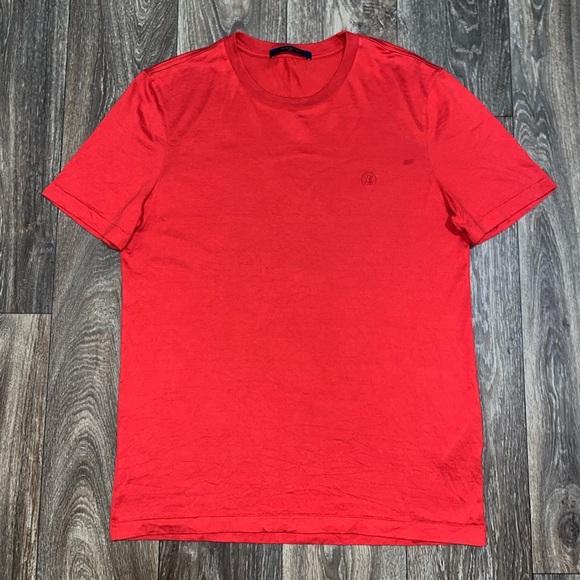 Louis Vuitton Classic Red LV Logo T-Shirt